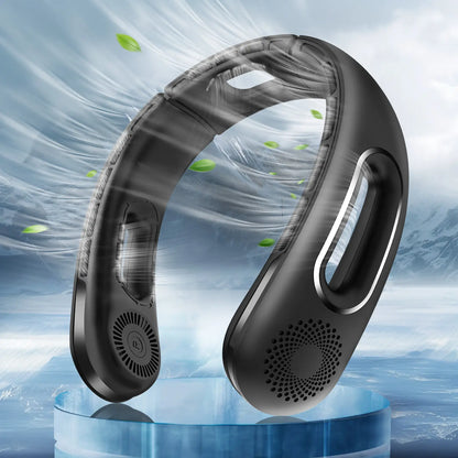 Bladeless Rechargeable Neck Fan – Hands-Free Personal Cooling Fan