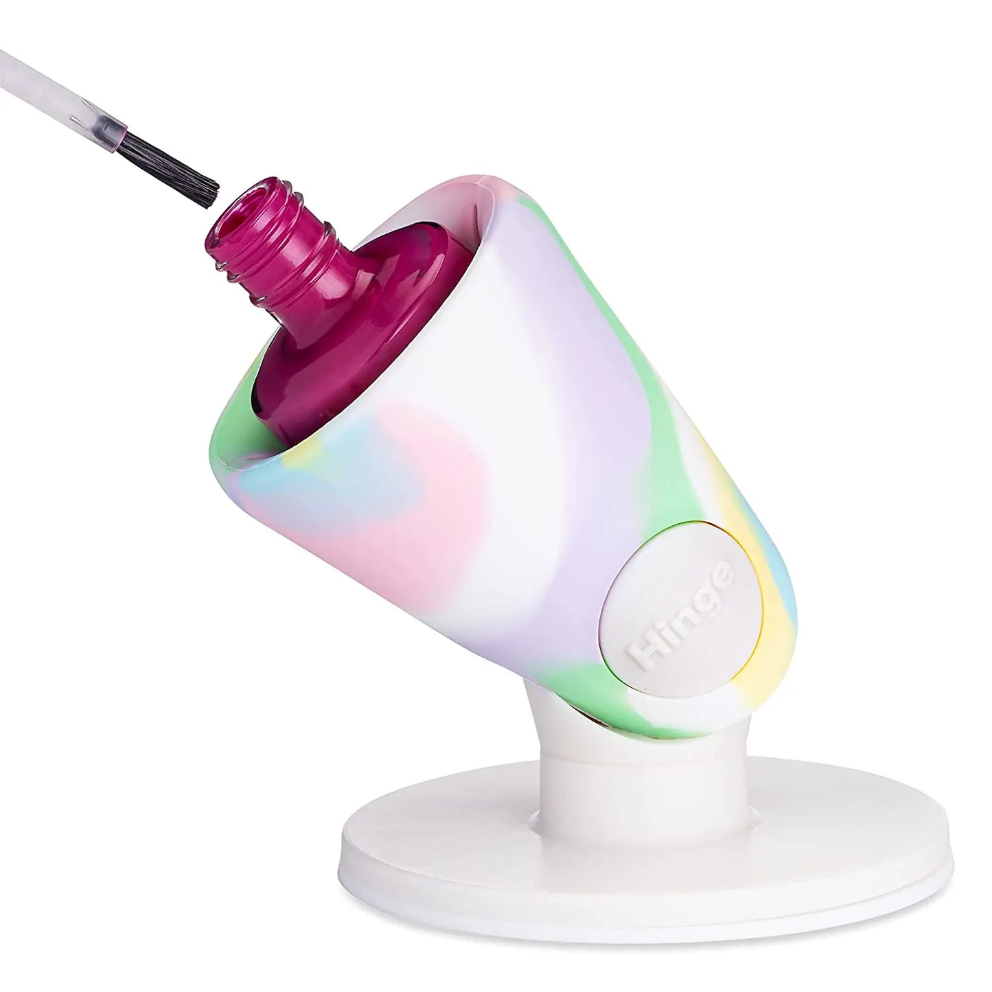 Anti-Spill Nail Polish Holder - Silicone Bottle Stand for Easy Manicures