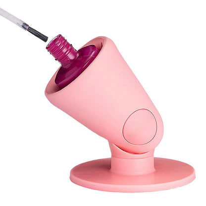 Anti-Spill Nail Polish Holder - Silicone Bottle Stand for Easy Manicures